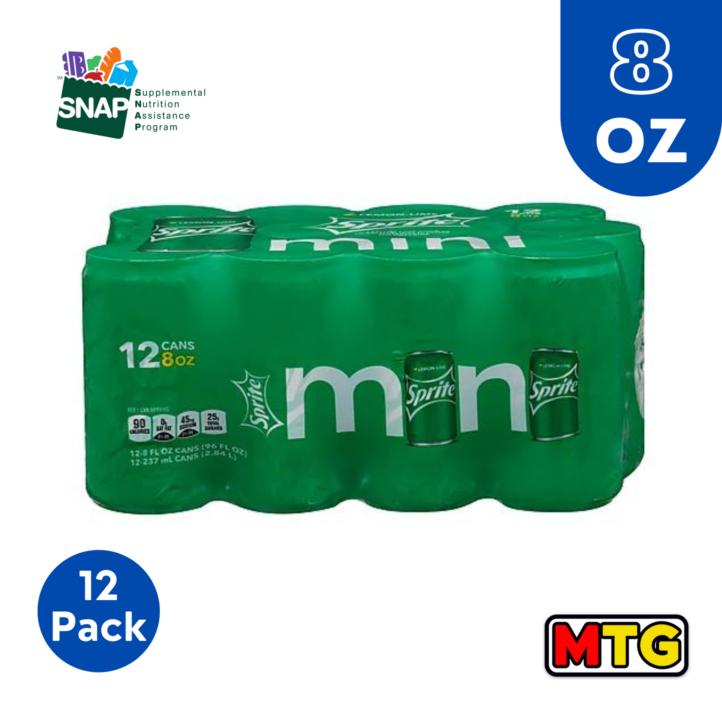 Refresco Sprite - Mini 8oz (12 Pack)