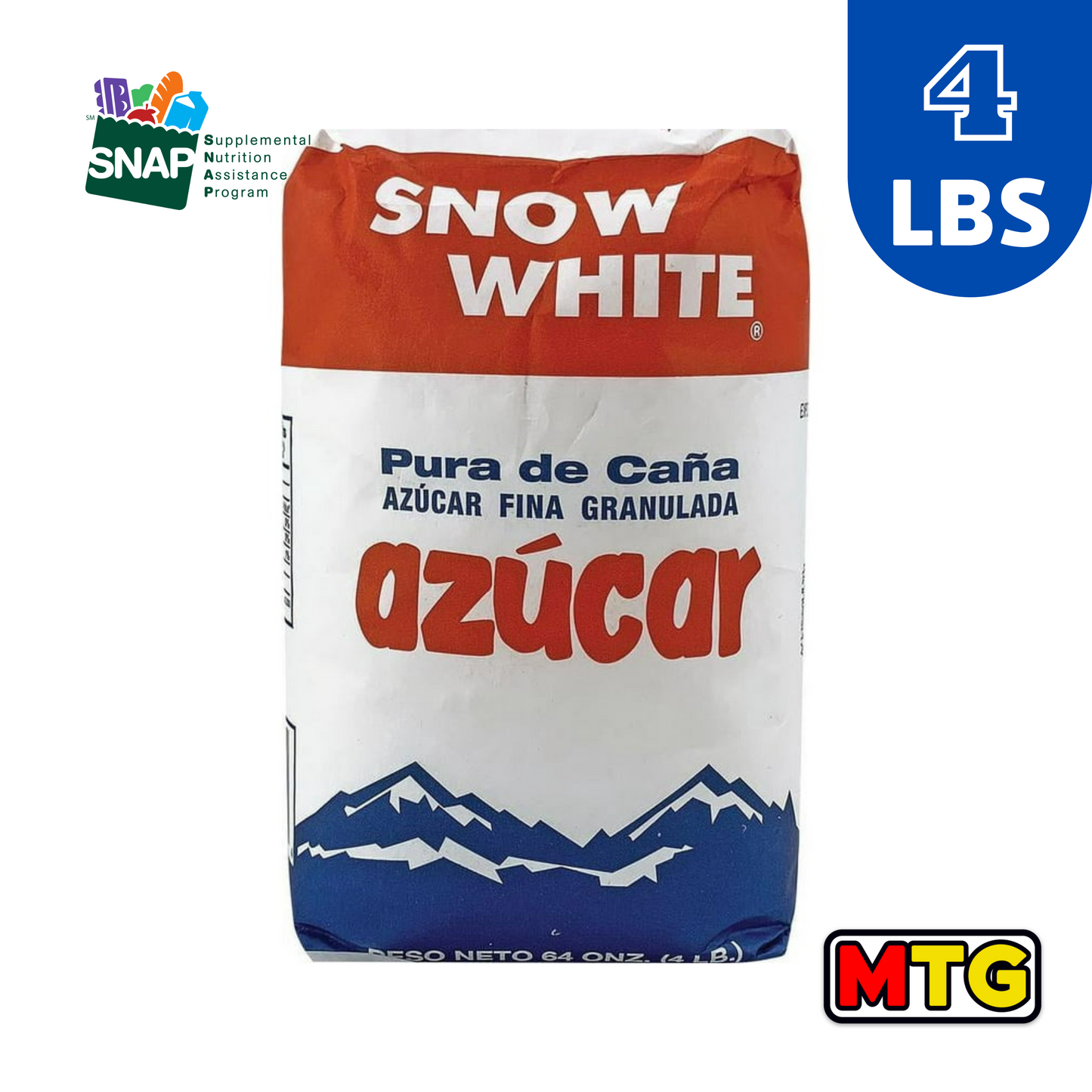 Azucar - Snow White 4Lbs