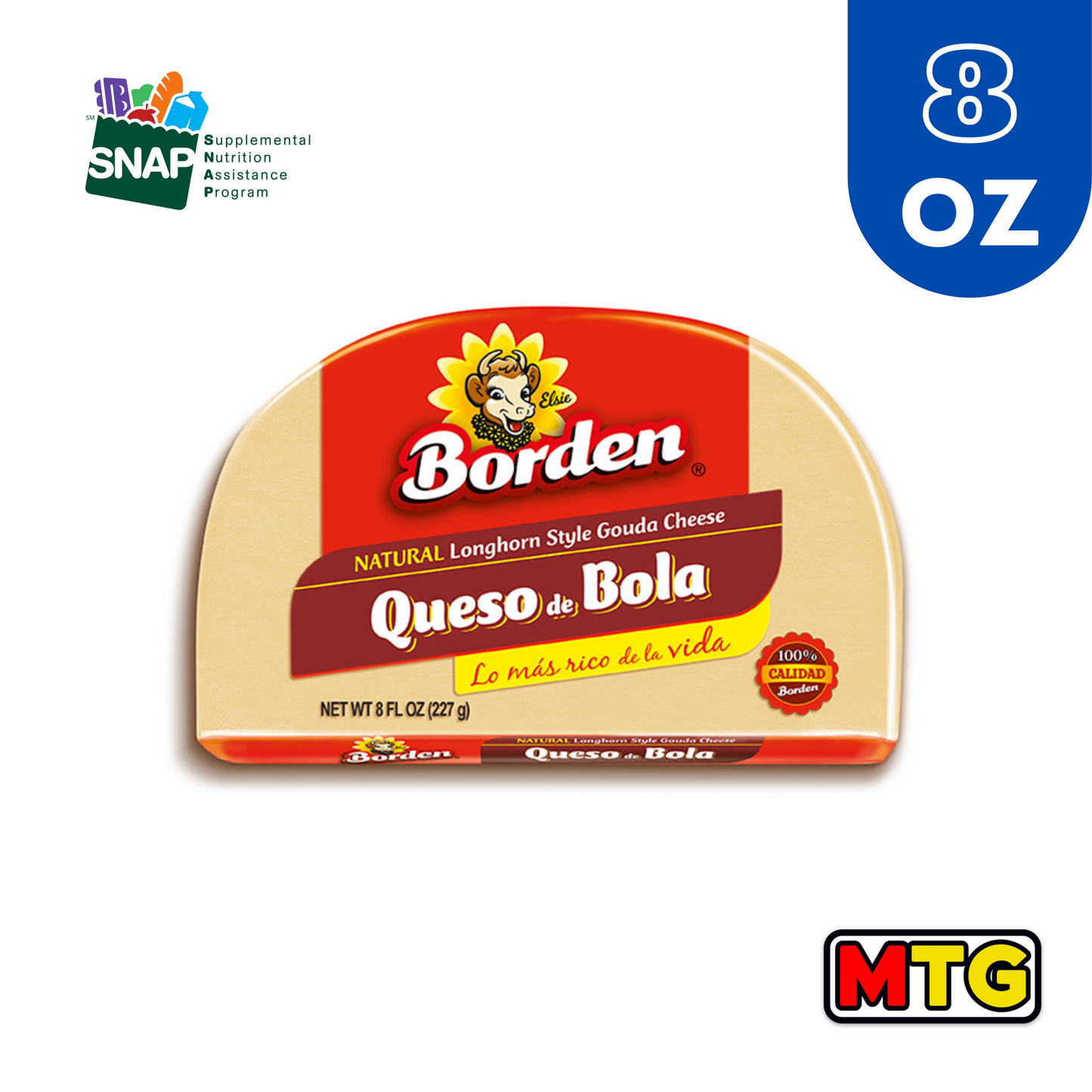 Queso Borden - Queso de Bola 8oz