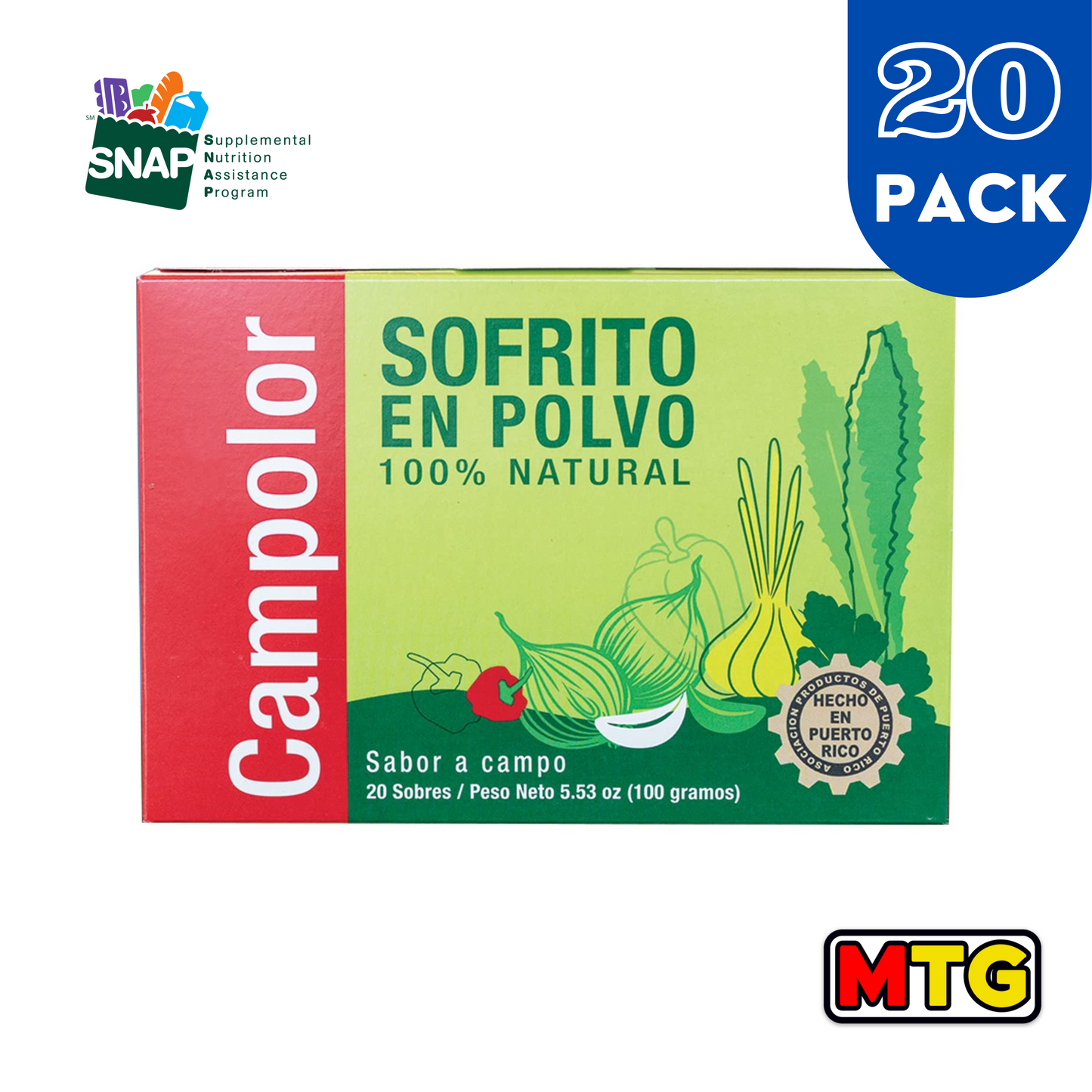 Campolor - Sofrito en Polvo (20 Sobres)