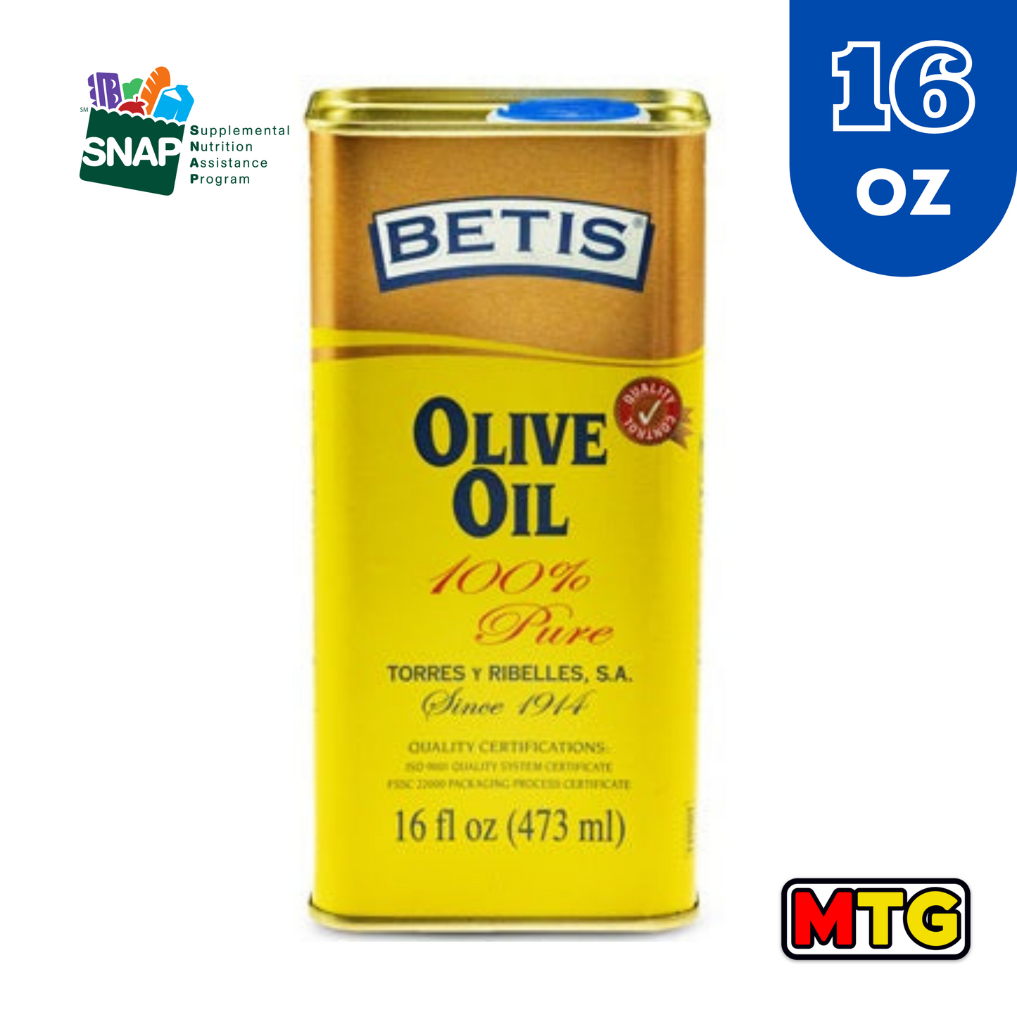 Aceite de Oliva - Betis 16oz