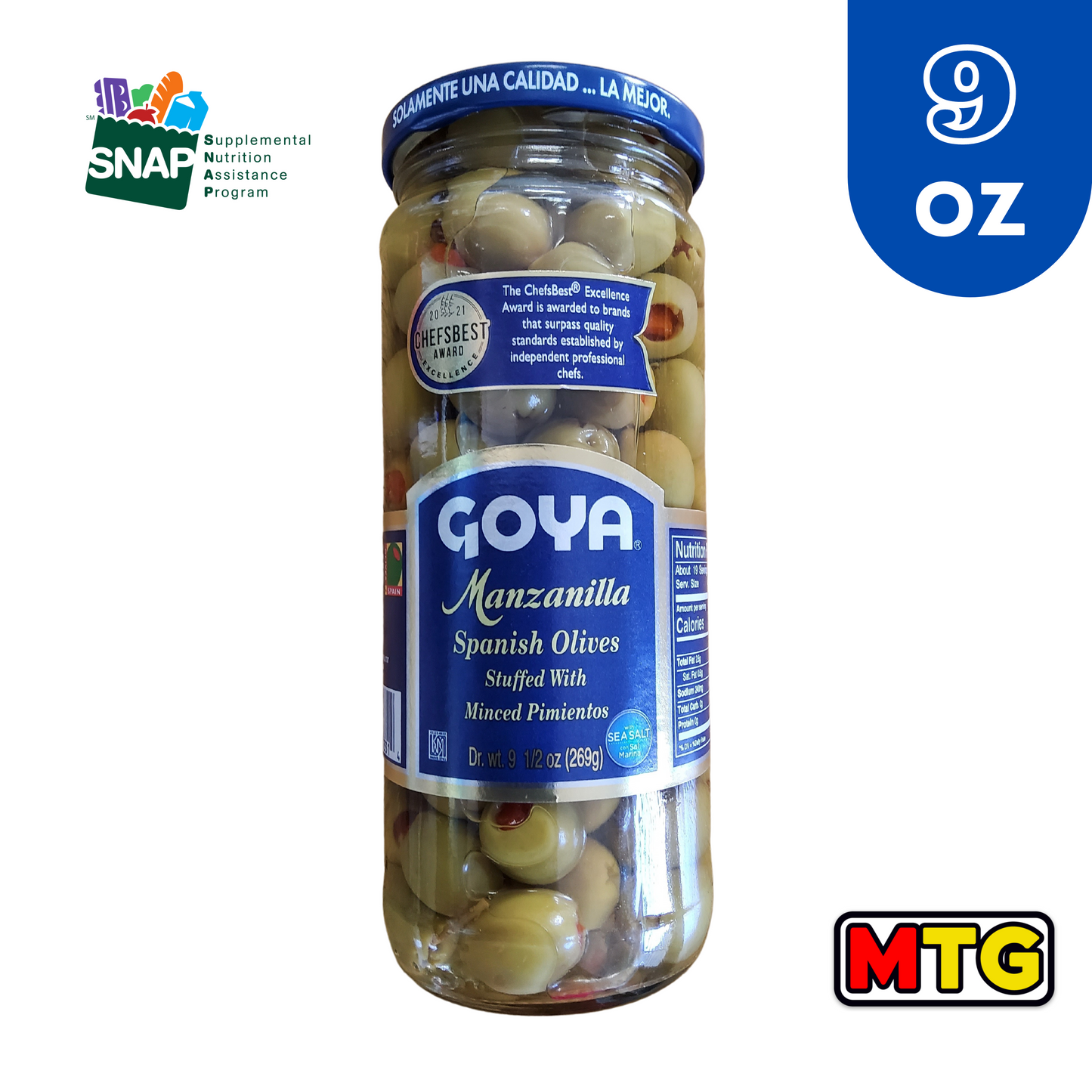 Aceitunas Rellenas - Goya 9.5oz