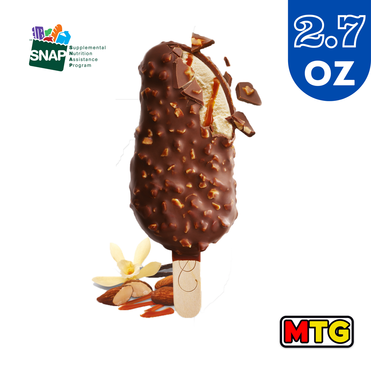 Mantecado Haagen Daz - Vanilla Caramelo y Almendra 2.7oz