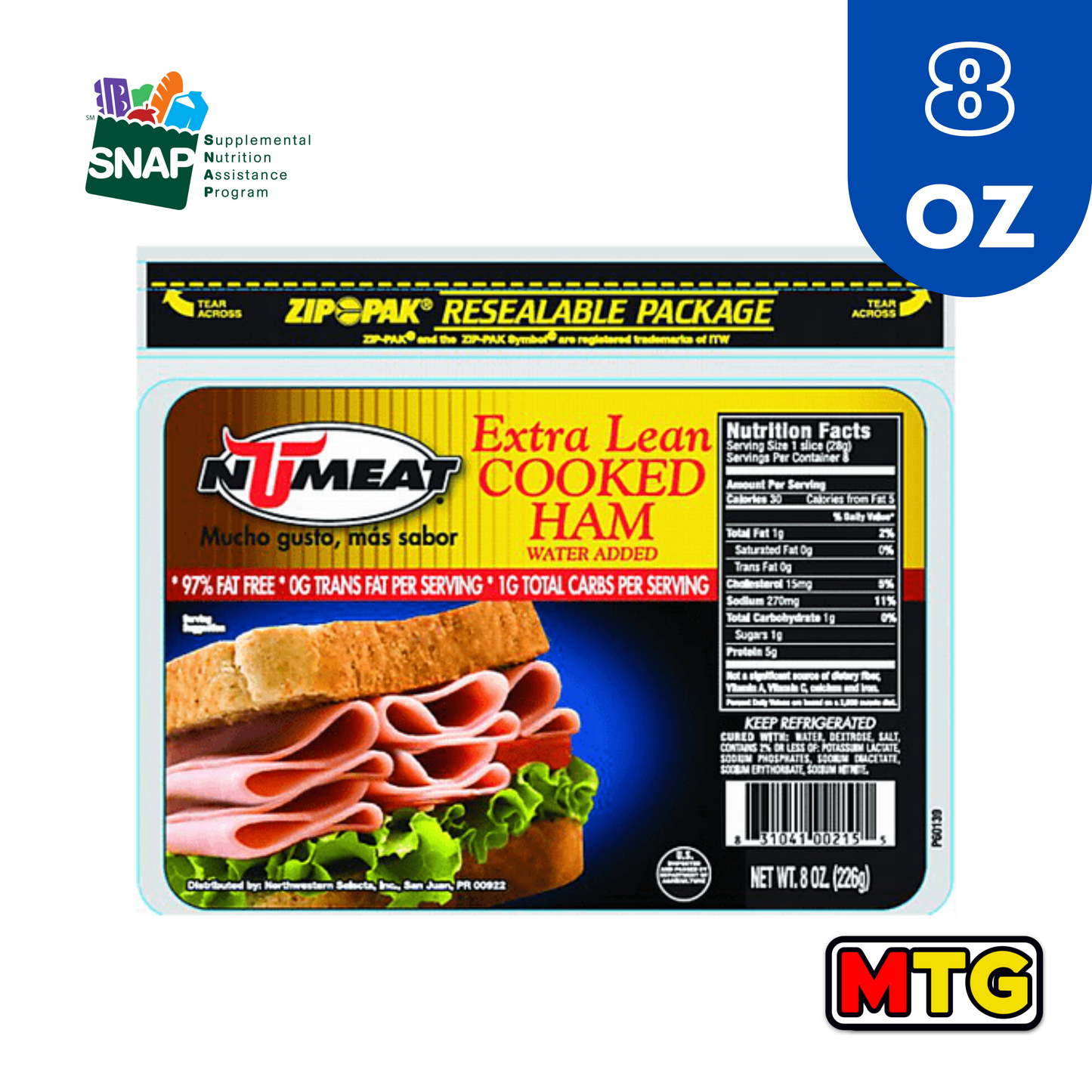 Jamon Regular - Numeat 8oz