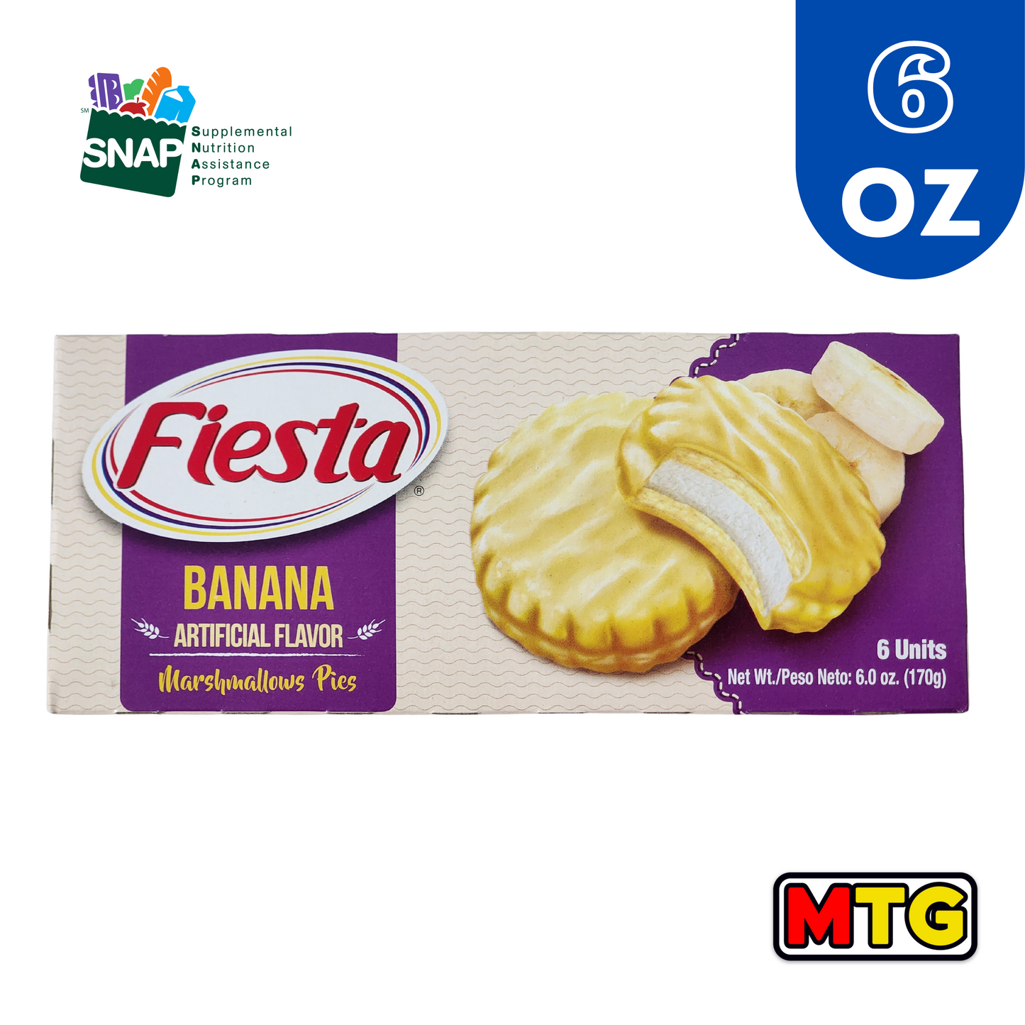 Galleta Fiesta - Banana Marshmallow 6oz