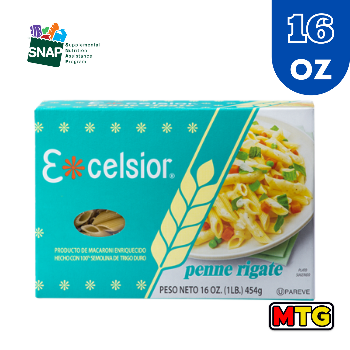 Pasta Excelsior - Penne Rigate 16oz