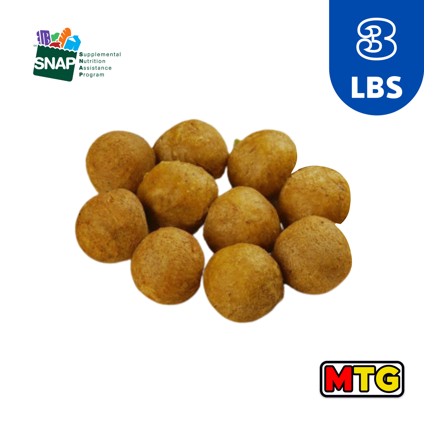 Bolitas de Mangu Para Freir - Congeladas 3Lbs