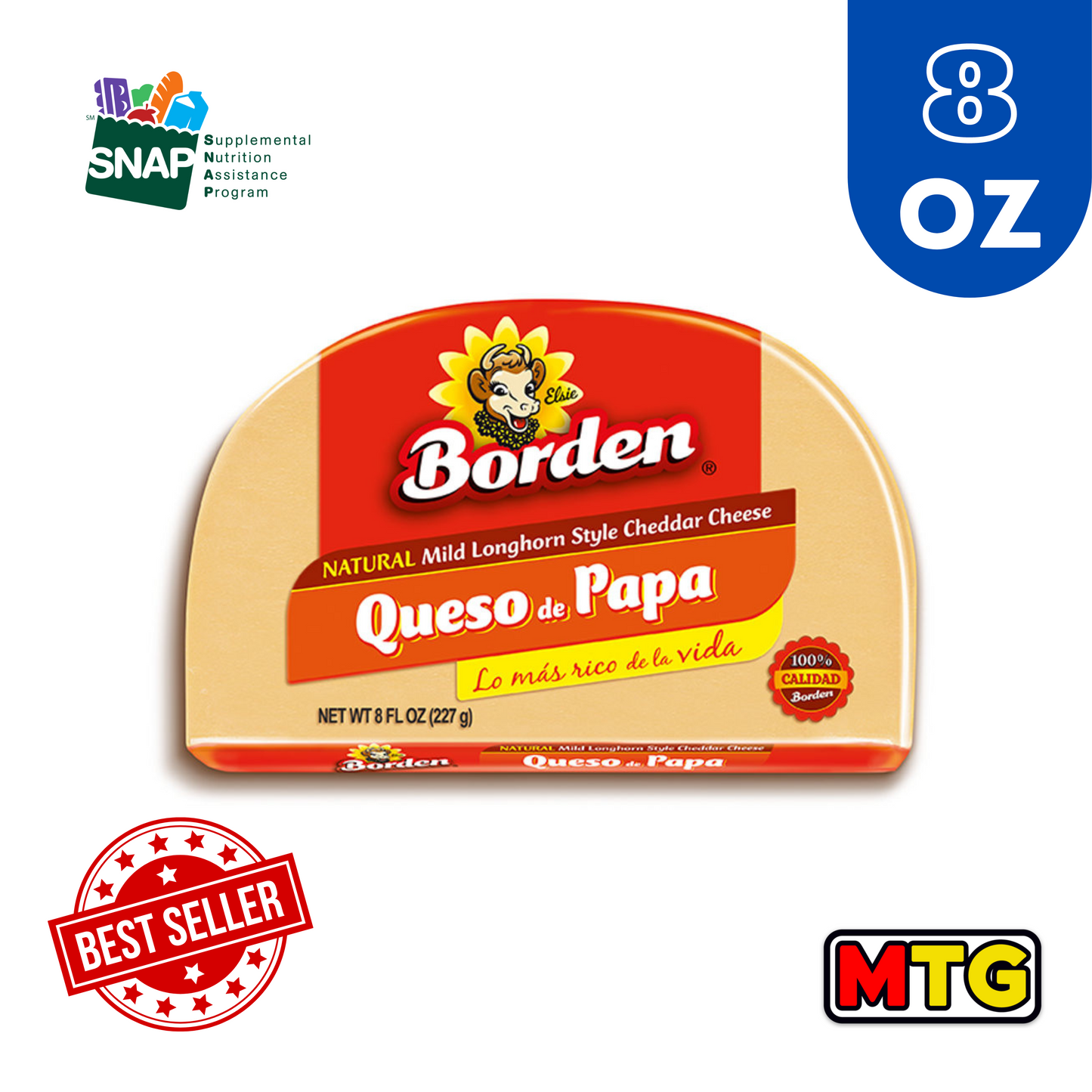 Queso Borden - Queso de Papa 8oz