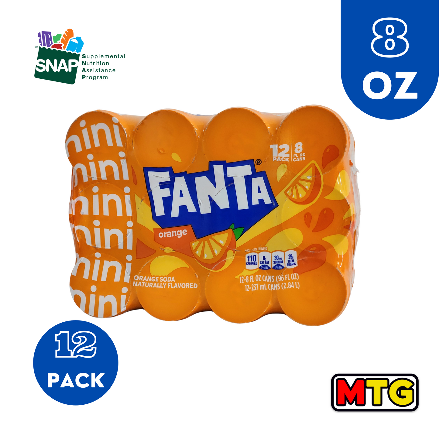 Refresco Fanta - China Mini 8oz (Caja 12 latas)
