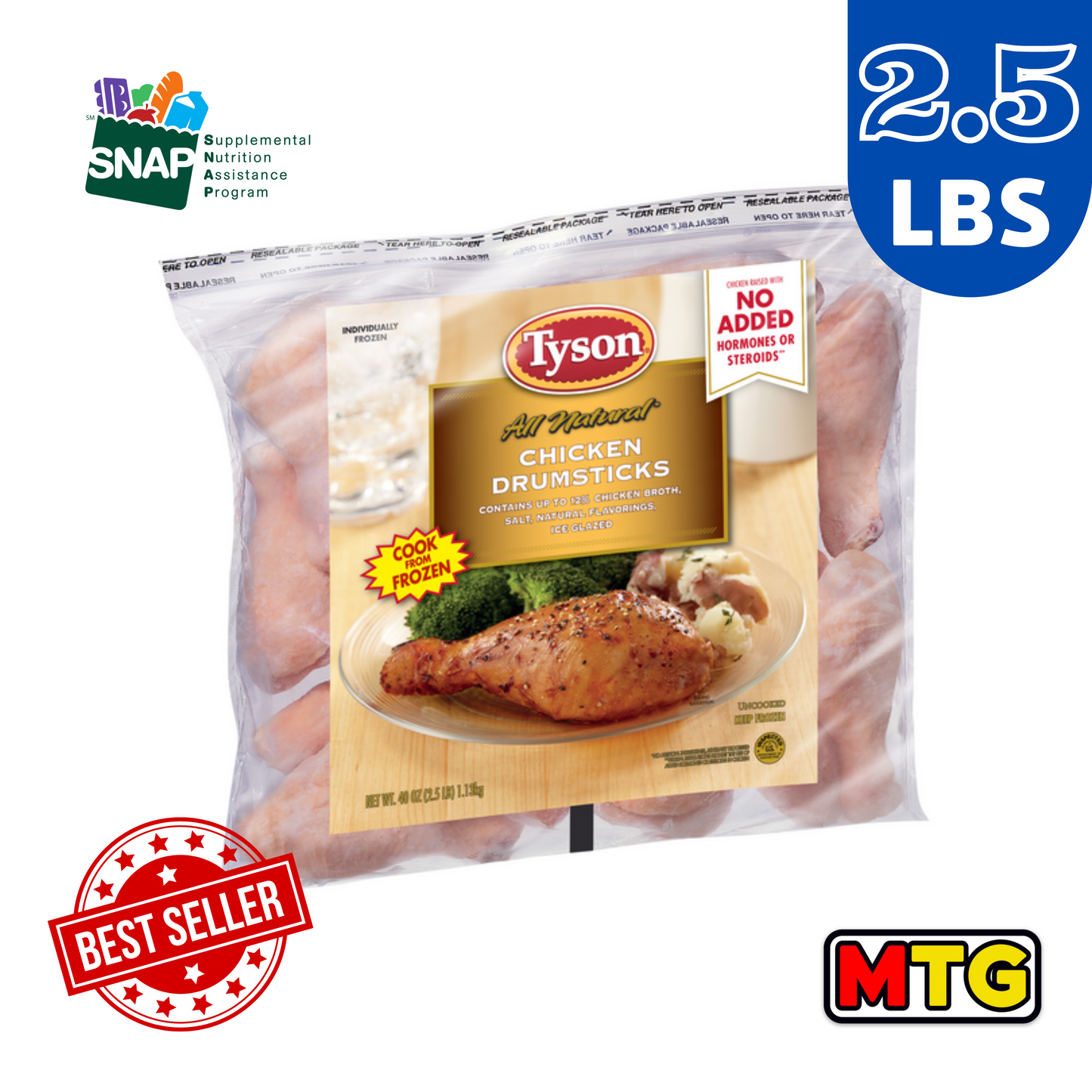 Tyson - Muslitos de Pollo 2.5Lbs