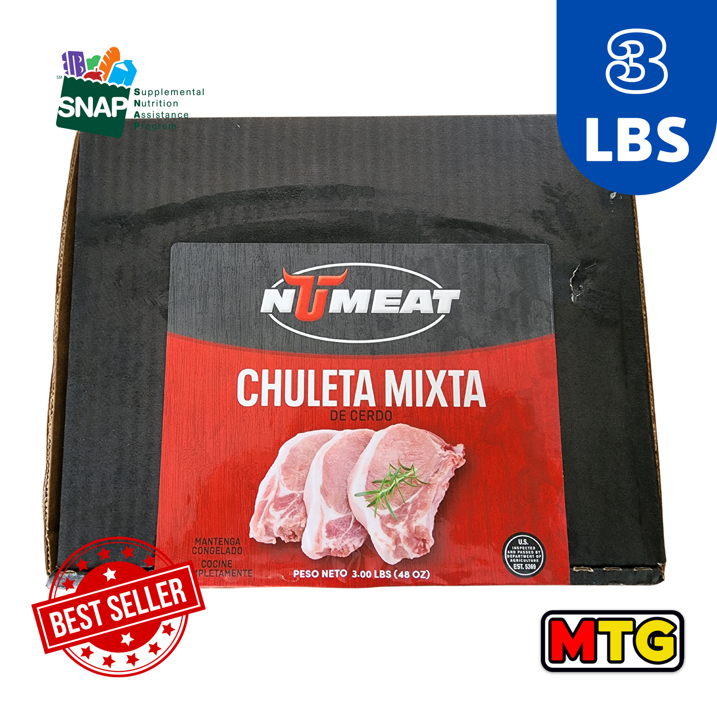 Chuletas Mixta - NuMeat 2Lbs