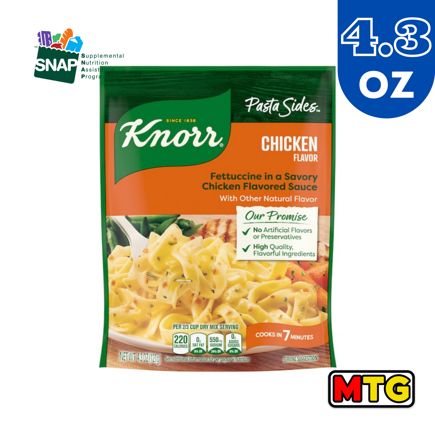 Knorr Pasta Sides - Chicken Flavor 4.3oz
