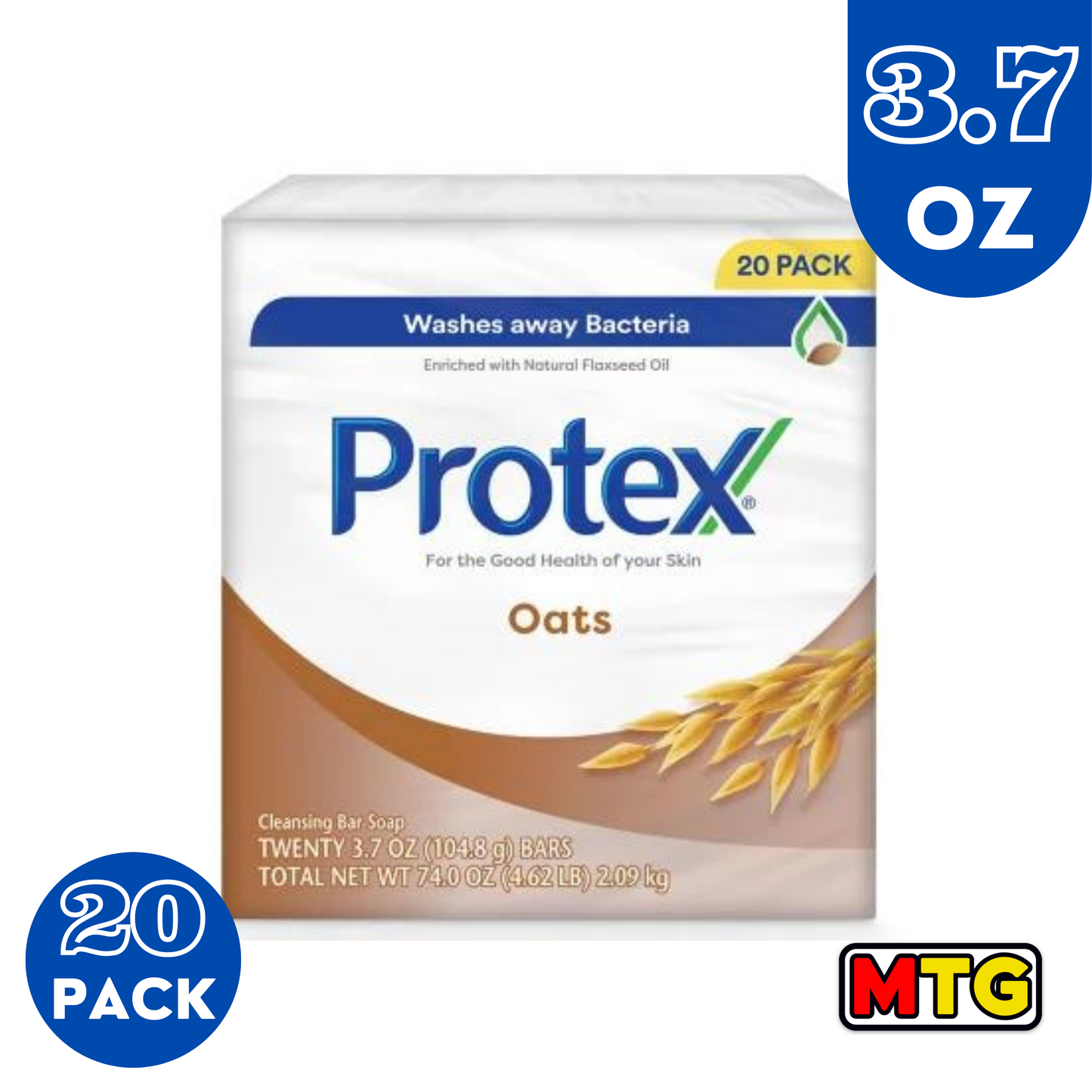 Jabon en Barra - Protex Avena 4.5oz (20 Pack)