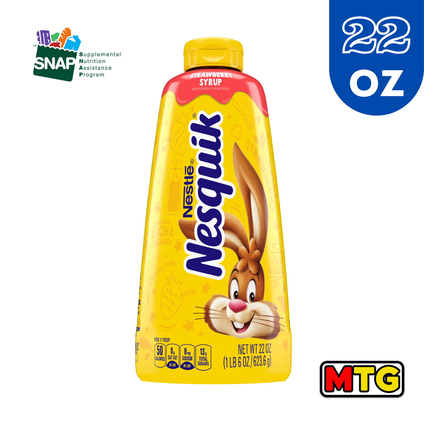 Nesquik - Fresa Syrup 22oz