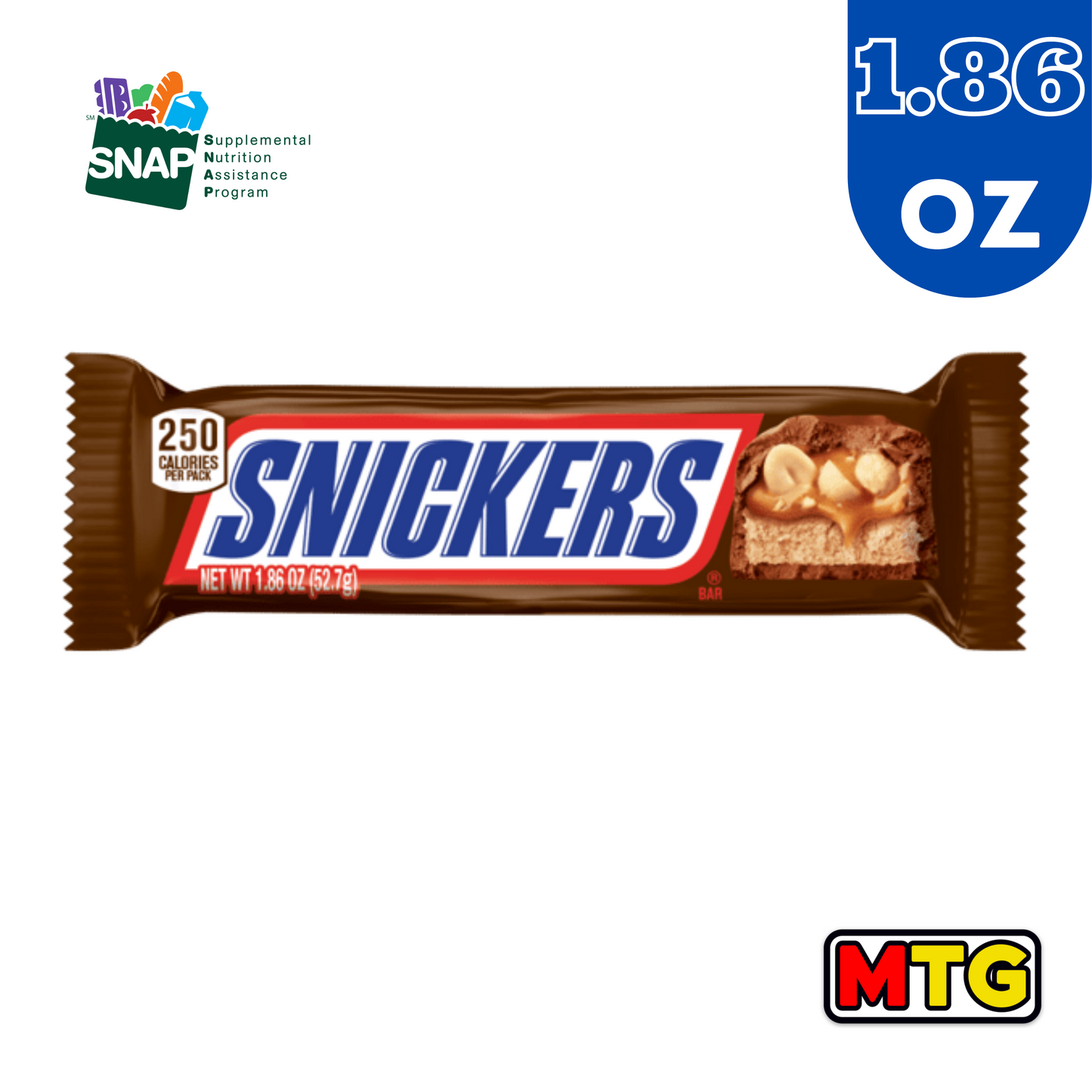 Snickers - Barra de Chocolate 1.86oz
