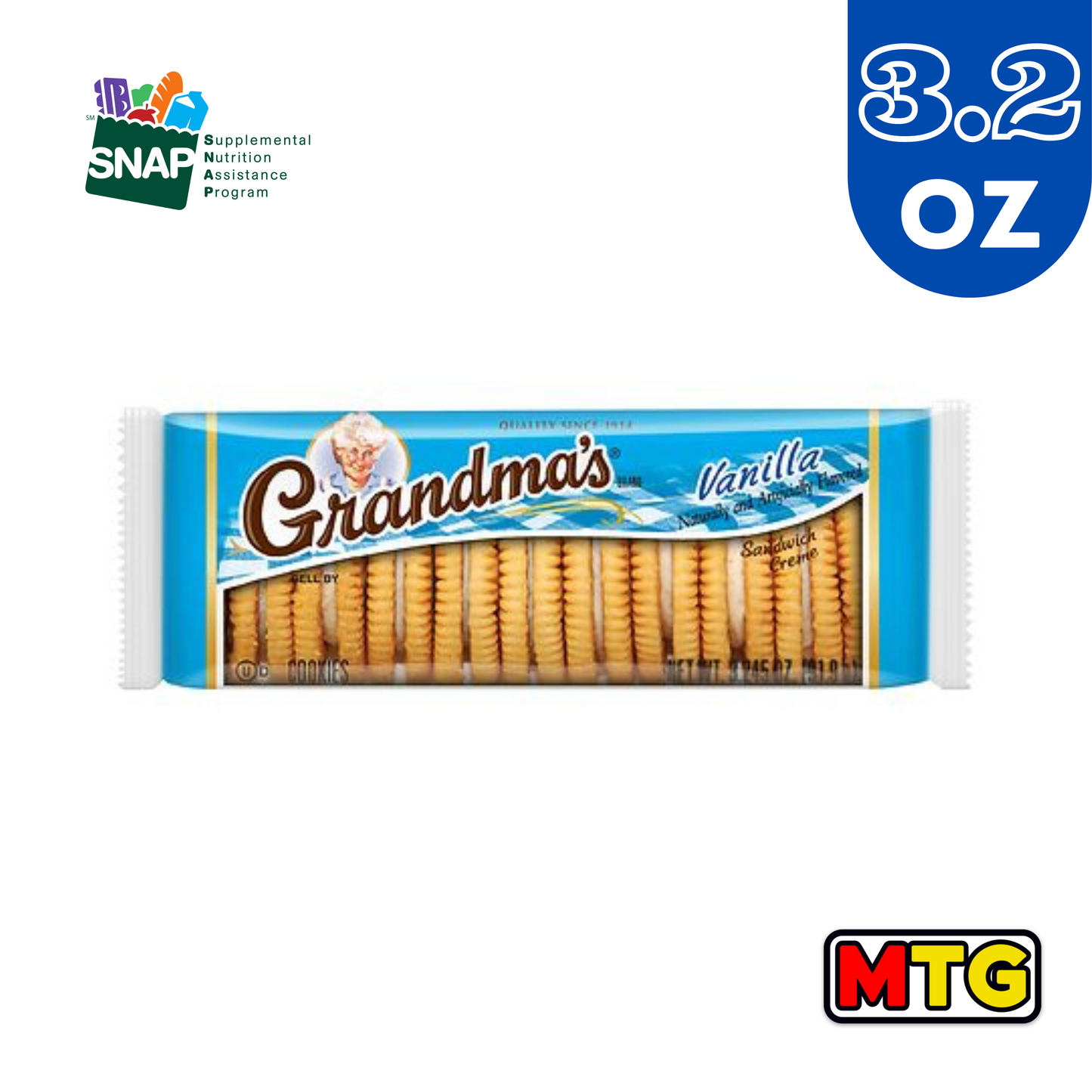 Grandma's Vanilla Cookie 3.2oz