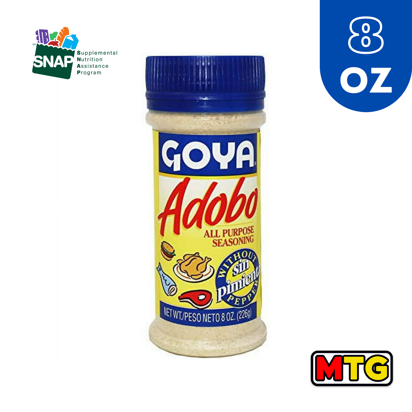 Goya - Adobo Sin Pimienta 8oz