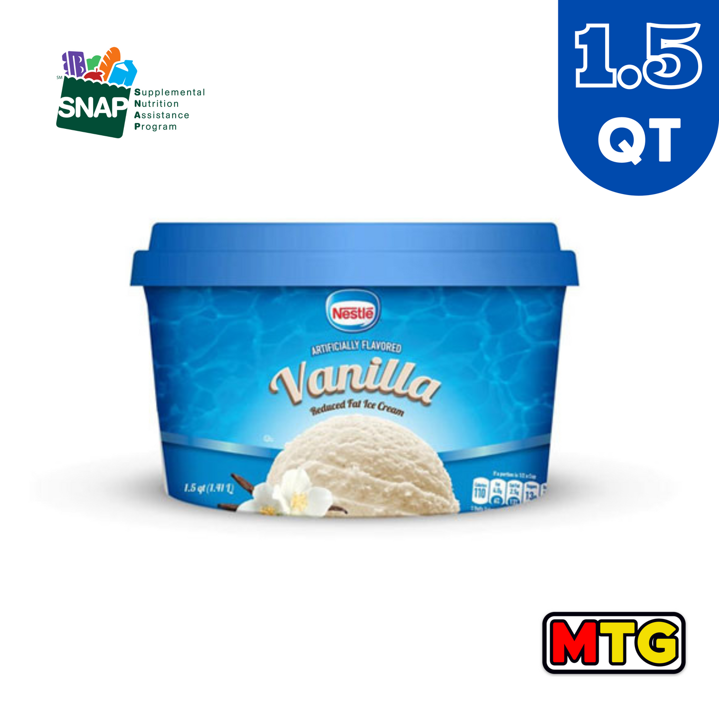 Mantecado Nestle - Vanilla 1.5Qt (Familiar)