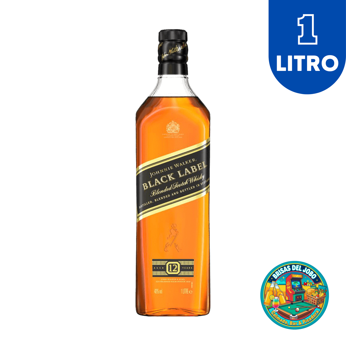 Johnnie Walker - Black Label Whisky 1L