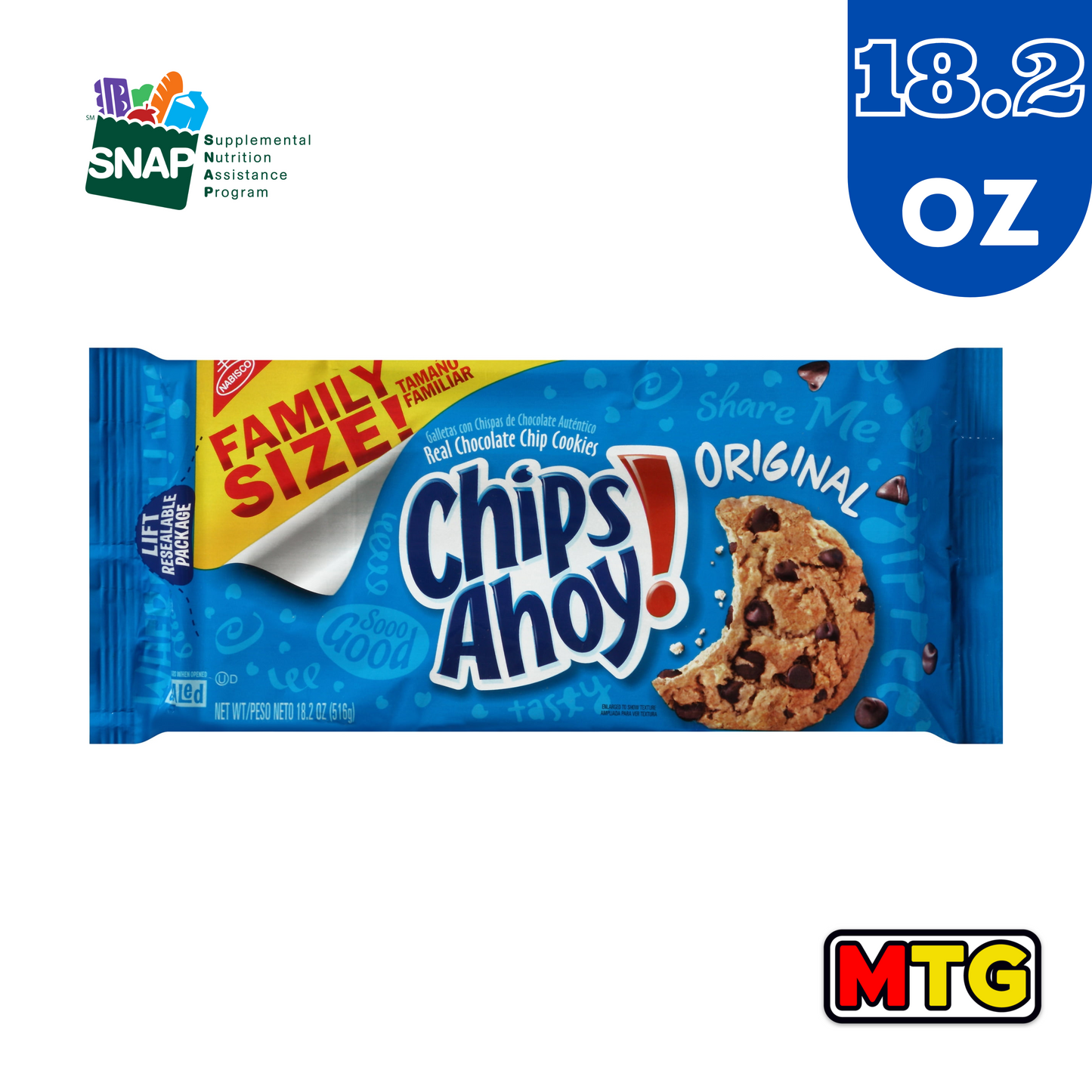 Galletas Nabisco - Chips Ahoy Family Size 18.2oz