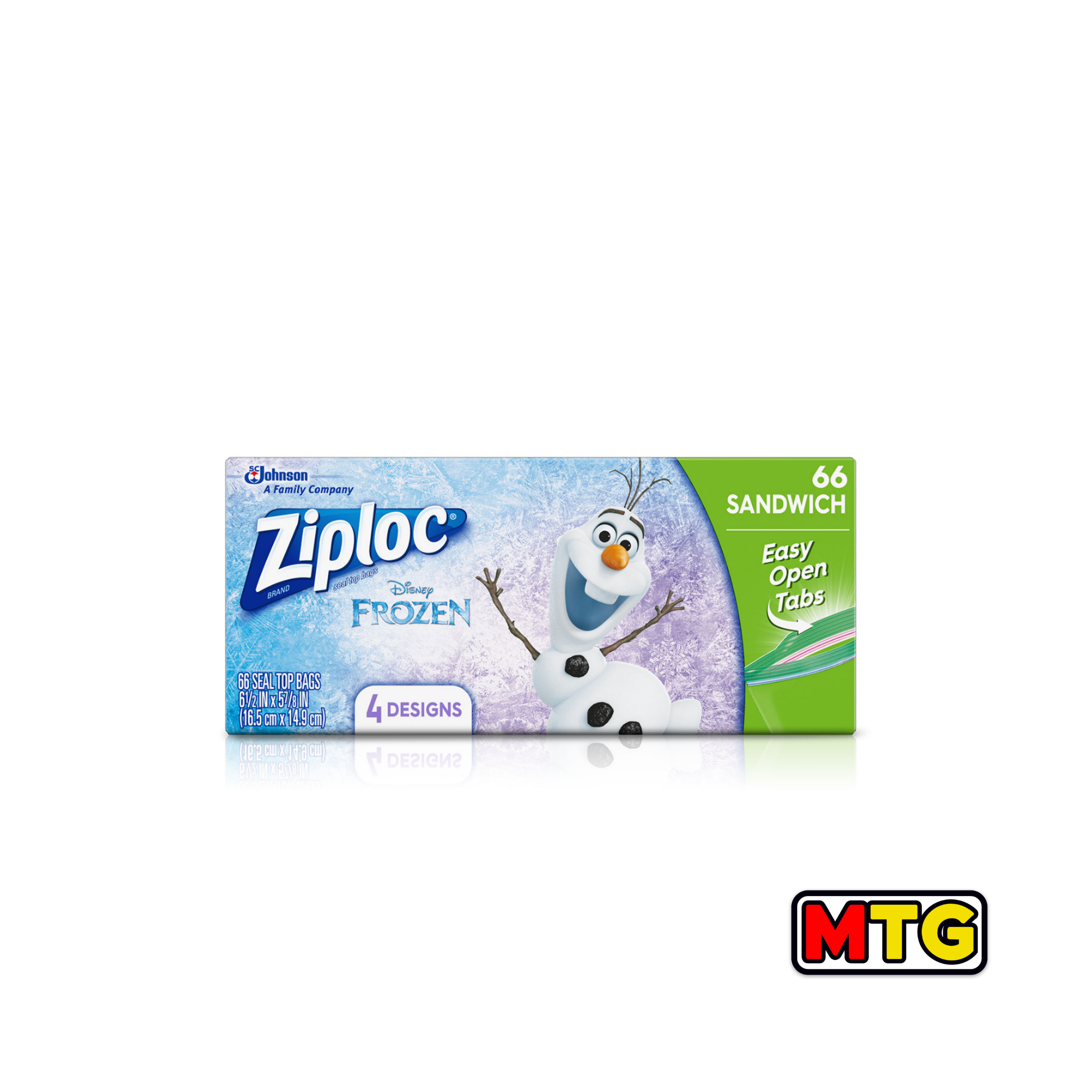 Ziploc Frozen Bolsa de Sandwich (4 Diseños y 66 Bolsas) Morovis To Go