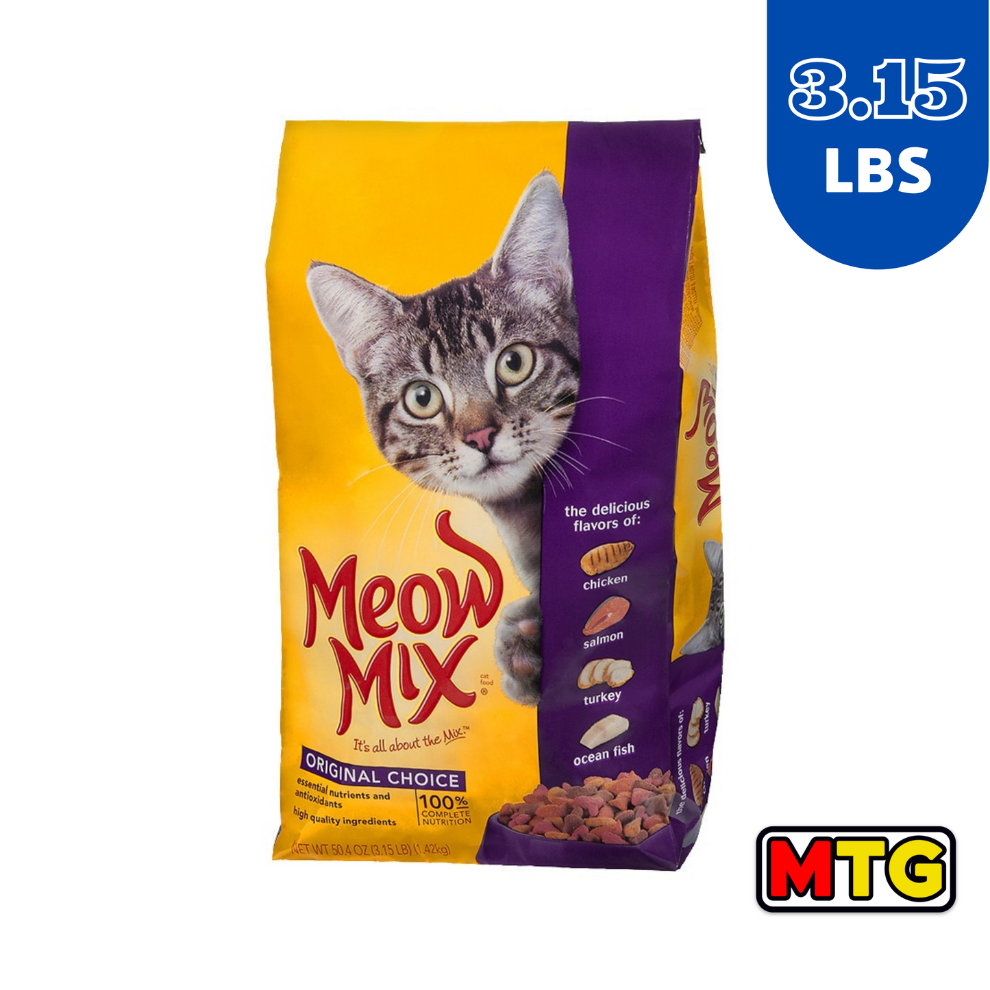 Comida para Gatos - Meow Mix Original 3.15Lbs