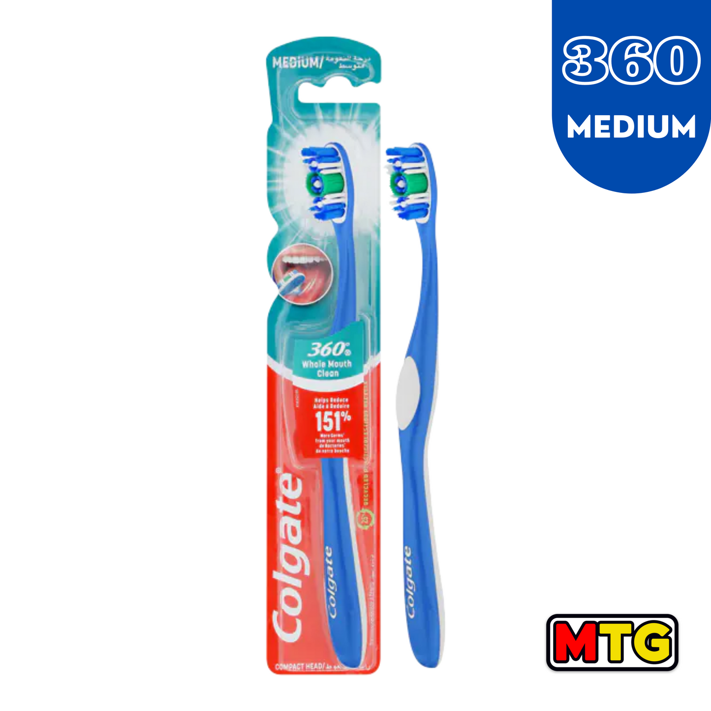 Cepillo Dental - Colgate 360 (Medium)