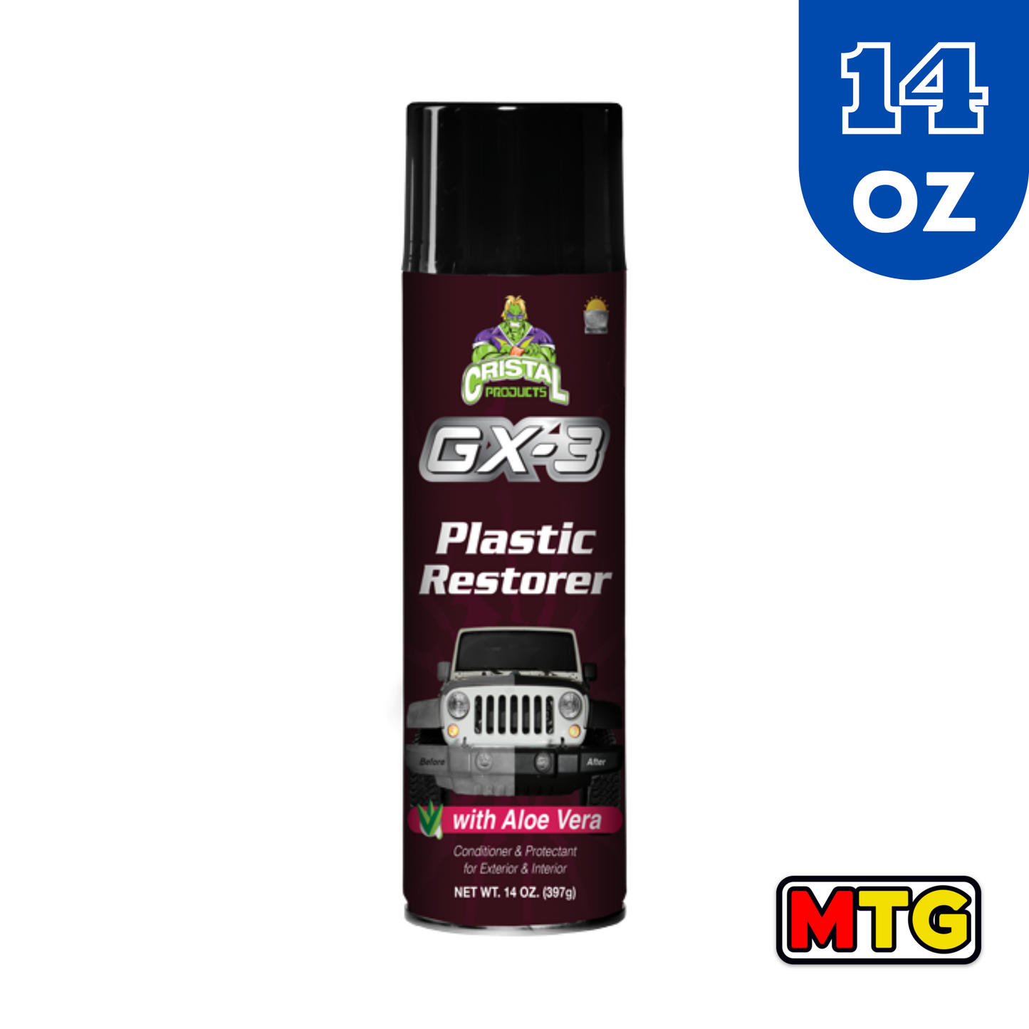 Cristal Products - GX-3 Plastic Restorer 14oz