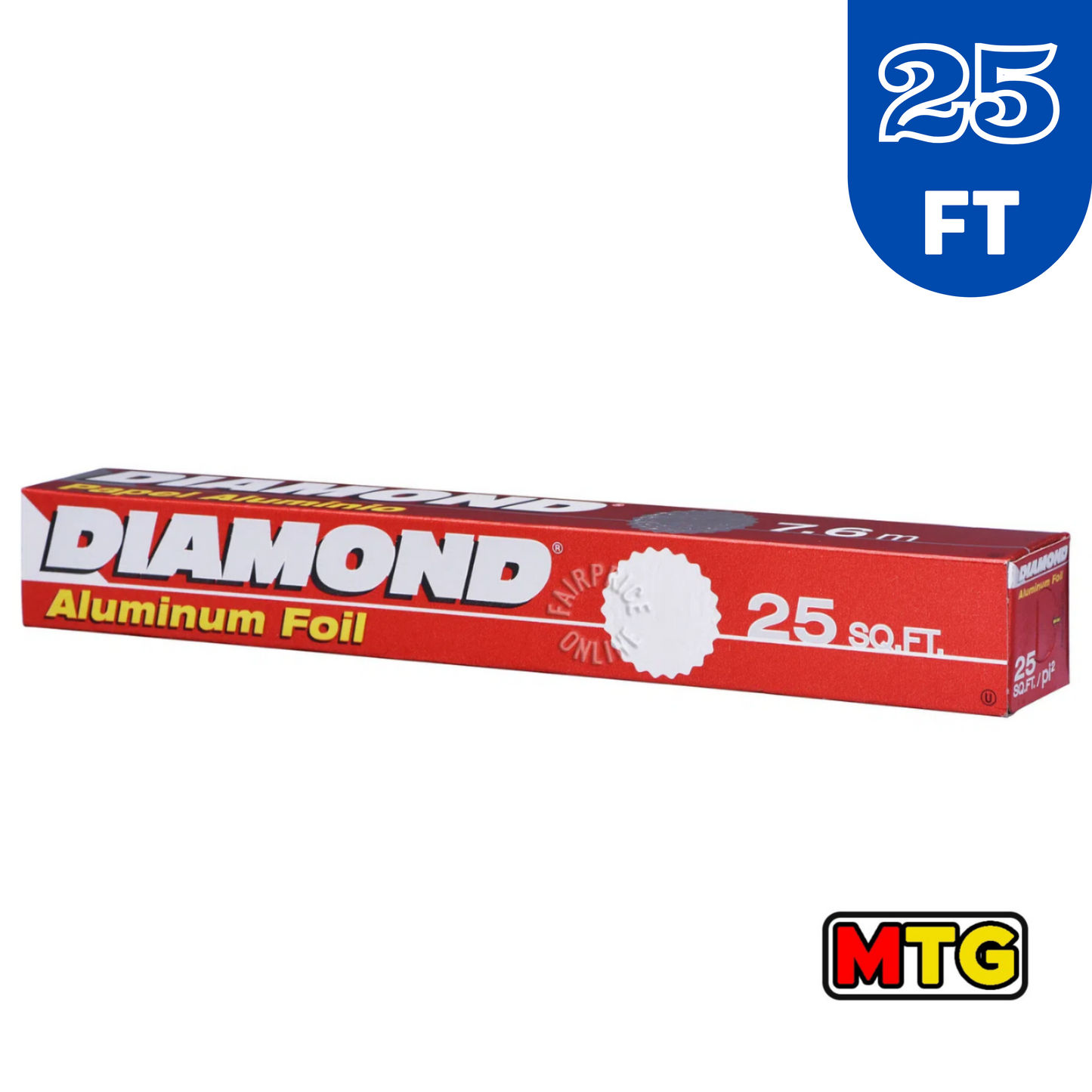 Papel de Aluminio - Diamond 25Ft
