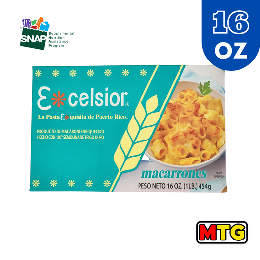 Pasta Excelsior - Macarrones 16oz