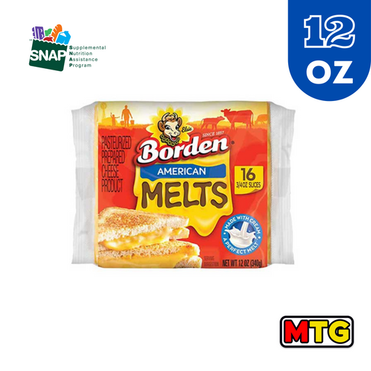 Queso Borden - Grilled Melts 12oz (16 Slices)