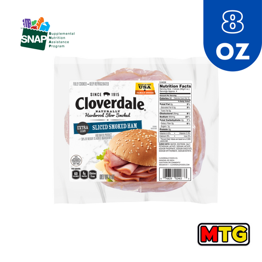 Cloverdale - Sliced Smoke Ham 8oz (Extra Lean)