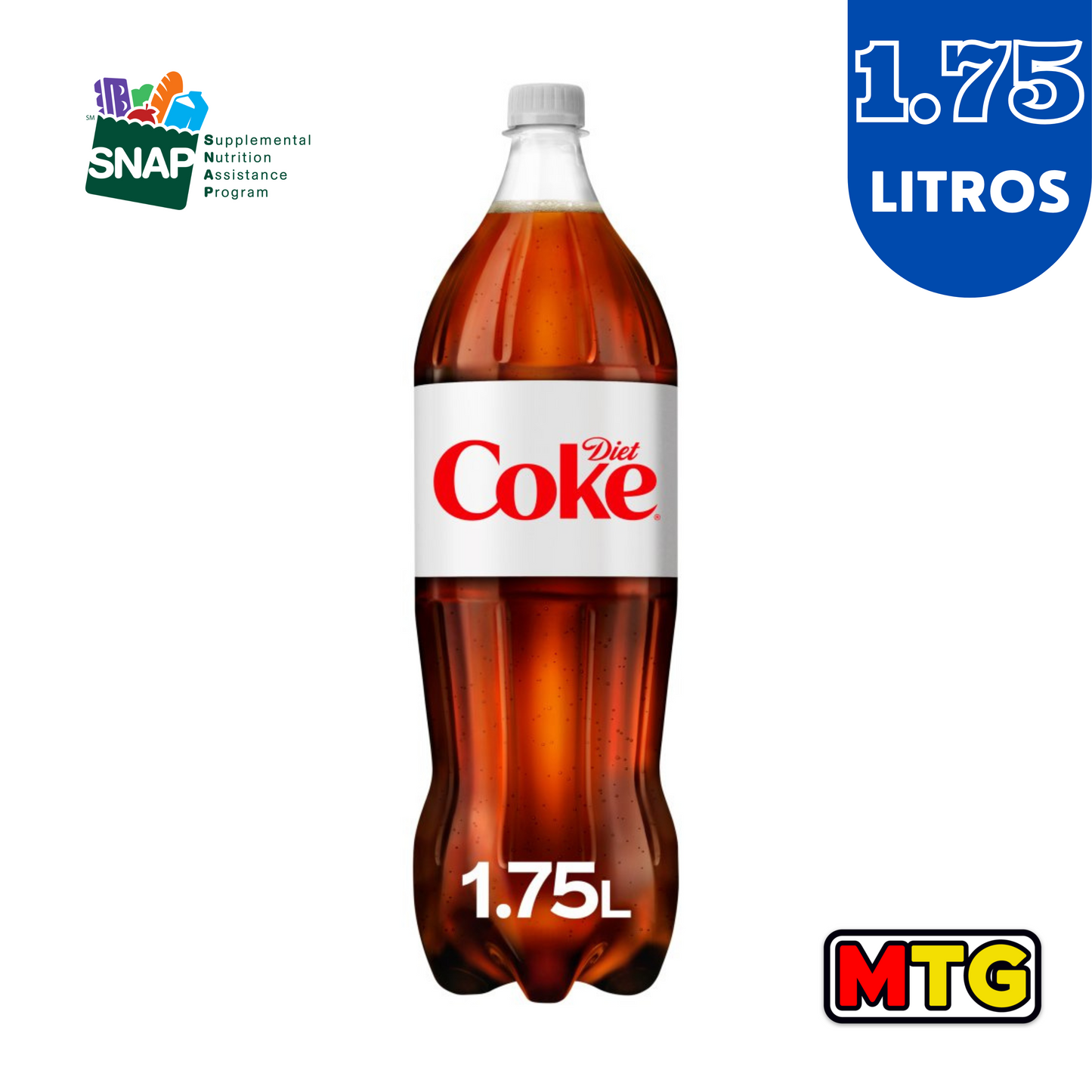 Refresco Coca Cola - Diet Coke Padrino 1.75L