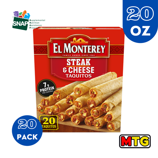 Monterrey Taquitos - Steak And Cheese 20oz