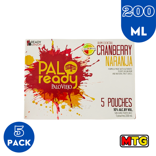 Palo Ready - Cranberry Naranja 6.7oz (5 Pouch)