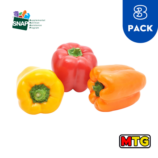 Pimientos Tricolor - Paquete de 3