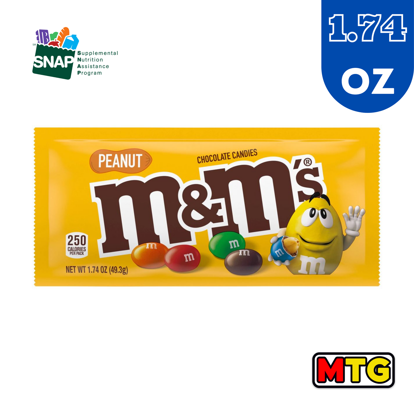M&M - Chocolate con Maní 1.74oz