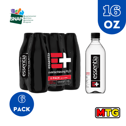Agua - Essentia+ 16oz 6 Pack(Alkaline Water)