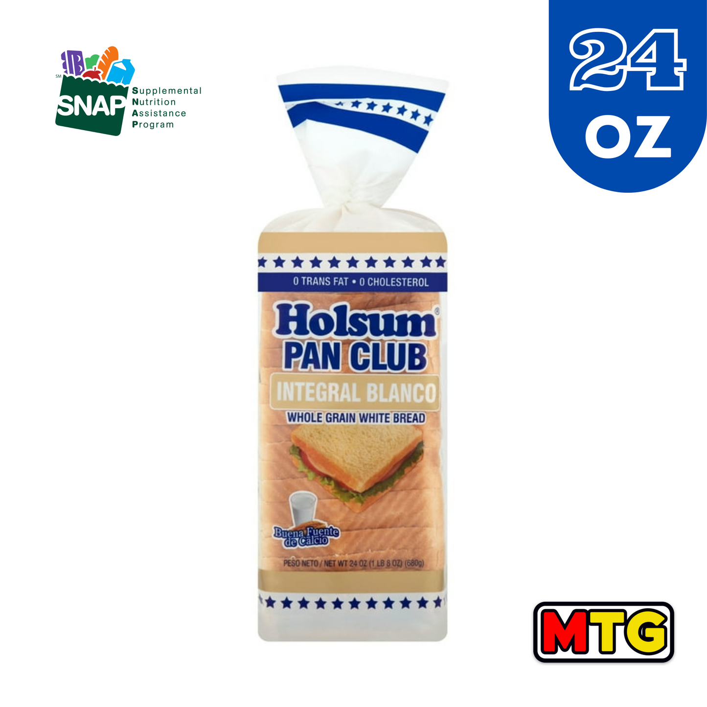 Pan Holsum - Club Integral Blanco 24oz