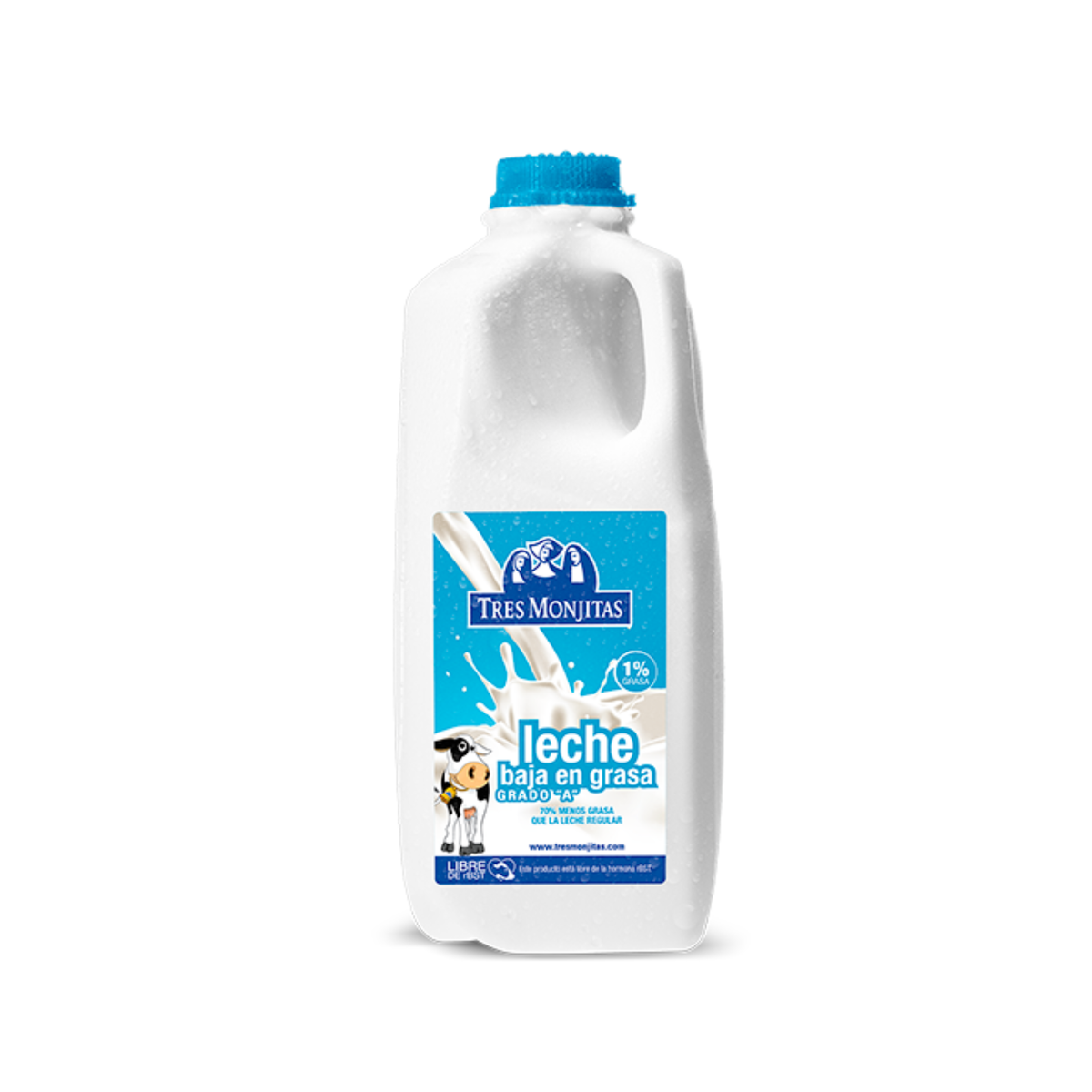 Leche Fresca - Tres Monjitas Baja En Grasa 64oz
