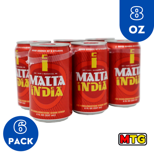 Refresco Malta India - Lata 8oz (6 Pack)