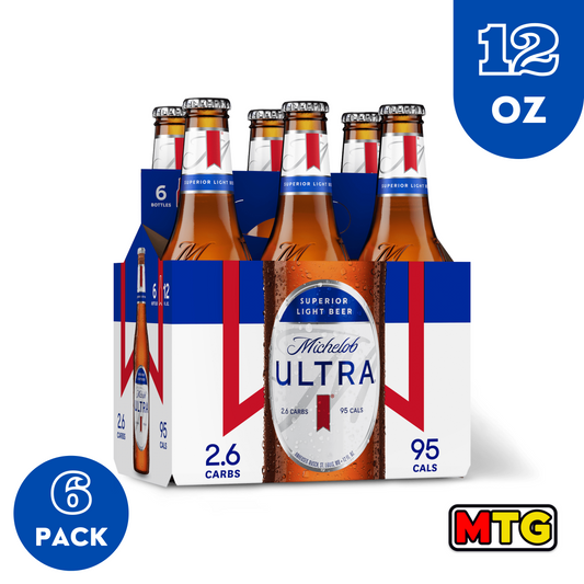 Cerveza Michelob Ultra - Botella 12oz (6 Pack)