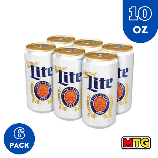 Cerveza Miller Lite - Lata 10oz (6 Pack)