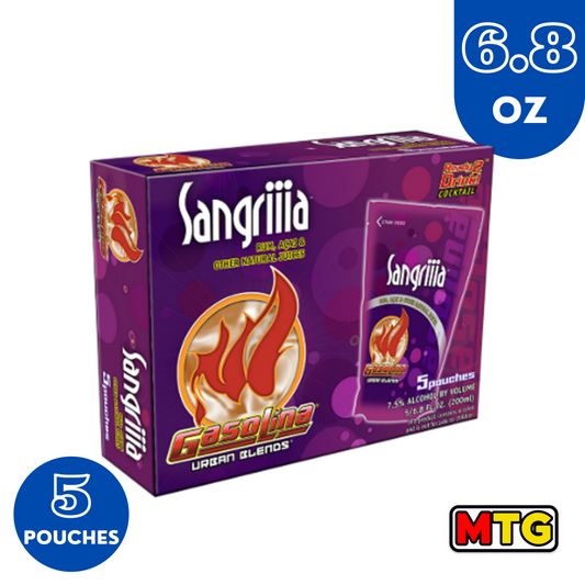 Gasolina - Sangria 6.8oz (Caja de 5 Pouch)