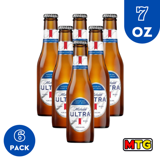 Cerveza Michelob Ultra - Botella 7oz (6 Pack)