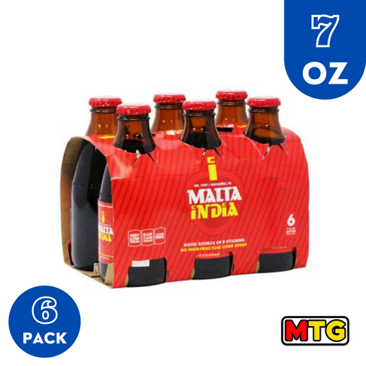 Refresco Malta India - Botella 7oz (6 Pack)