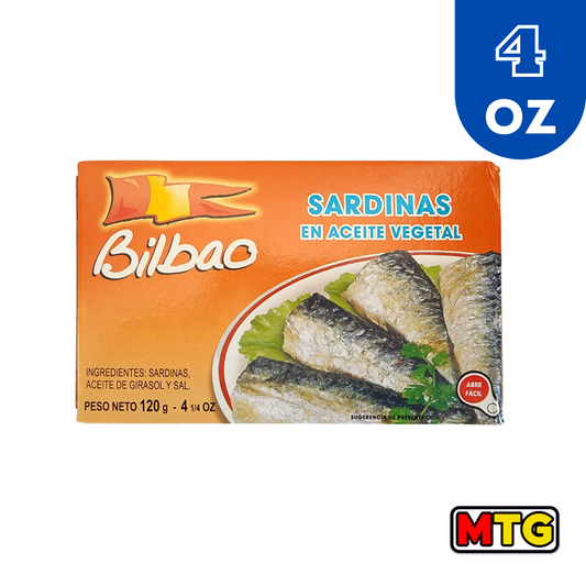 Bilbao - Sardinas Enlatada 4oz