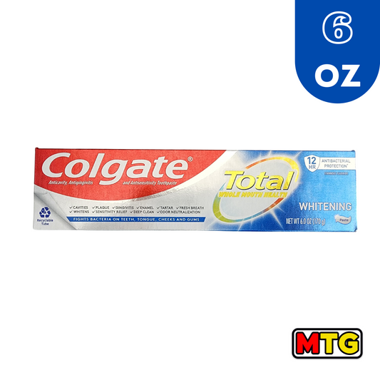 Pasta Dental - Colgate Total Whitening 6.0oz