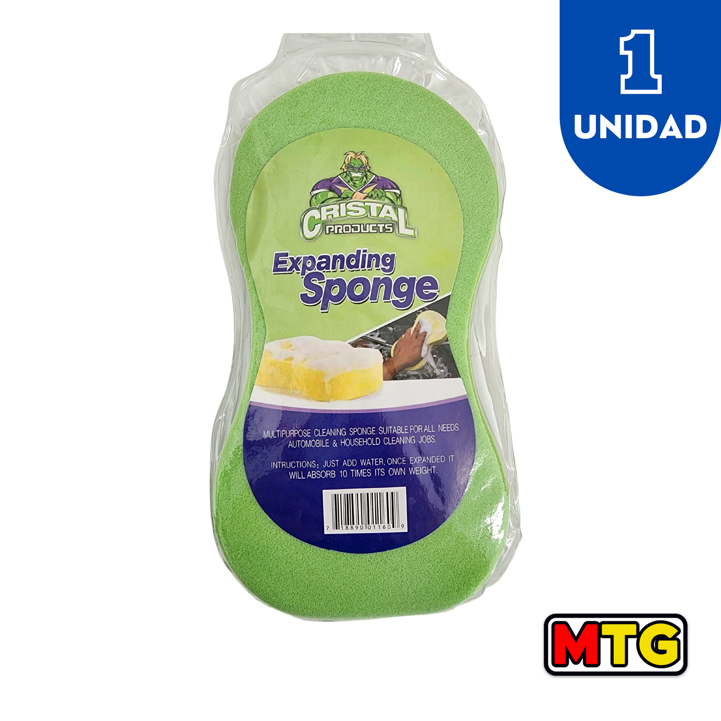 Cristal Products - Esponja de Lavar Carros