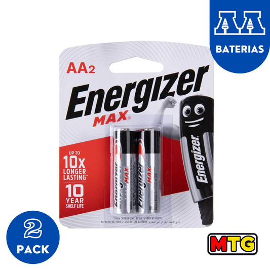 Energizer Max - Baterias AA (Pqte 2)